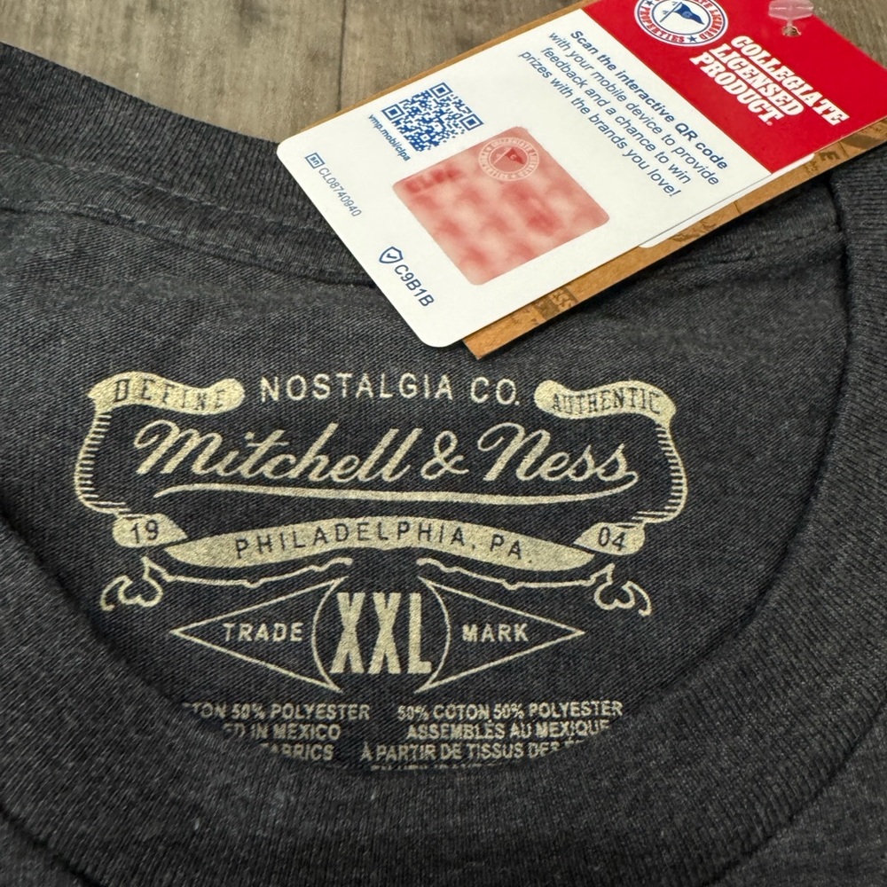 NWT Nebraska Huskers Gray Heritage Scholar‎ T-Shirt Size XXL MSRP $42 - Picture 5 of 6